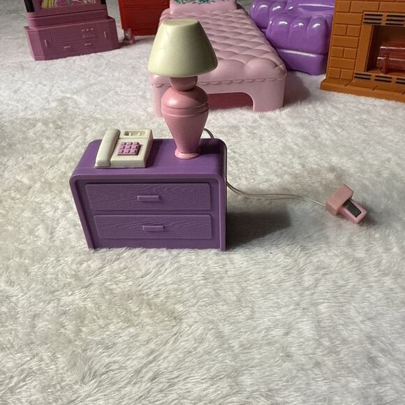 Rare 90s Meritus doll house Furniture Vintage Light Up Replacement Country Manor - Picture 6 of 11